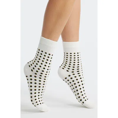 STEMS STEMS POLKA DOT CREW SOCKS
