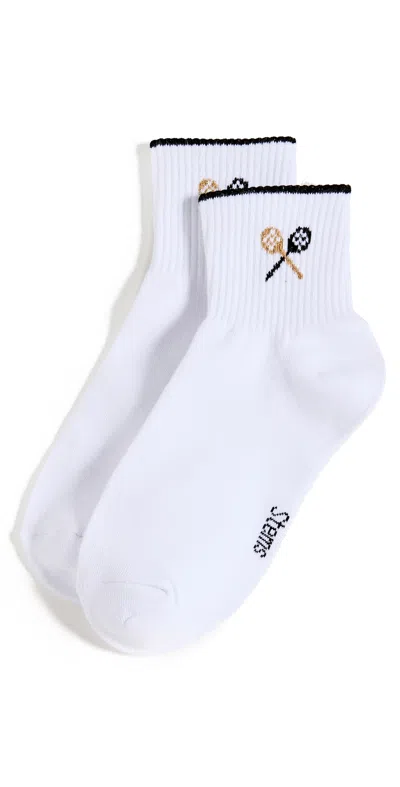Stems Prep School Ankle Socks Black/ivory