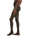 Stems Pretty Flowers Sheer Tight In Black