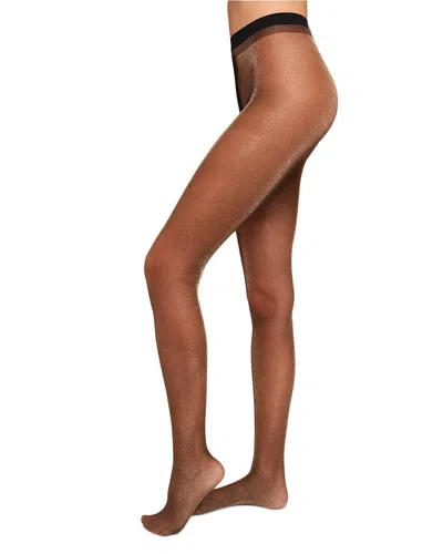 Stems Shimmer Tights In Transparent