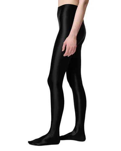 Stems Slick Gloss Tights In Black