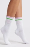 Stems Sporting Club Stripe Crew Socks