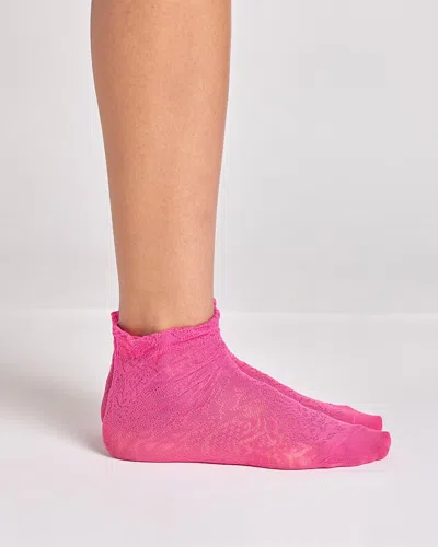 Stems Sweet Florence Lace Socks In Pink