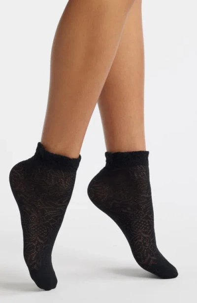 Stems Sweet Florence Lace Socks In Metallic
