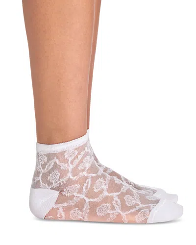 Stems Sydney Sheer Lace Socks In White
