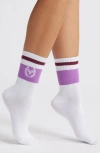 Stems Tennis Club Stripe Crew Socks