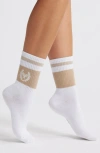 Stems Tennis Club Stripe Crew Socks