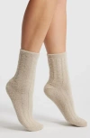 Stems Winter Cotton Blend Crew Socks In Grey