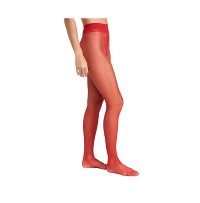 Stems Women's Avery Microfiber Italian Tights In Red