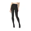 Stems Super Soft Run-resistant Cotton Tights In Black