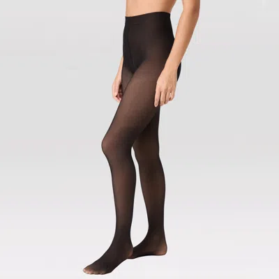 STEMS WOMEN'S BLACK SKIN ILLUSION SHEER EFFECT TIGHTS