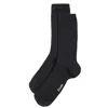 Stems Cashmere-cotton Crew Socks In Black