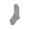 Stems Cotton Cashmere Socks In Gray