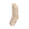 Stems Lola Cashmere-blend Comfort Crew Socks In Neutral