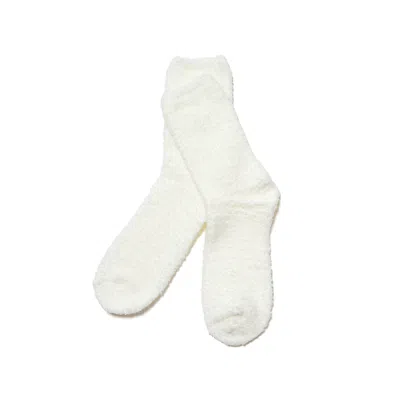 Stems Women's Neutrals / White Plush Cozy Ankle Sock