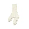 Stems Stretch Cashmere Crew Socks In Neutral