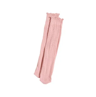 Stems Women's Ruffle Lace Sock In Light,pastel Pink