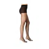 Stems Women's Stretch Control Italian Sheer Tights Denier - Black In Black