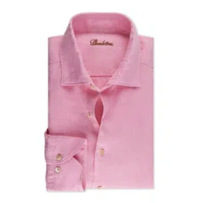Stenströms - Slimline Pink Linen Shirt 7747217970525