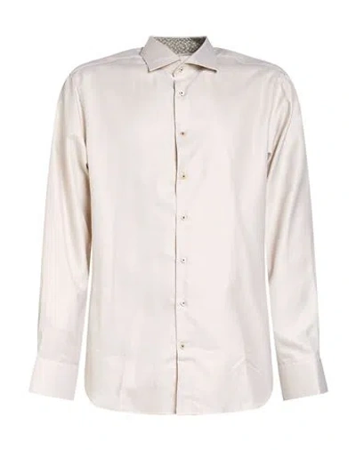 Stenströms Man Shirt Khaki Size 15 ¾ Cotton In Pink
