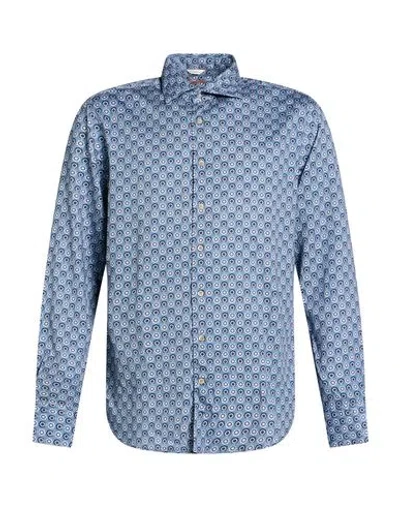 Stenströms Man Shirt Light Blue Size M Cotton