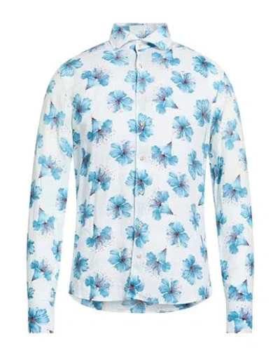 Stenströms Man Shirt Light Blue Size S Linen