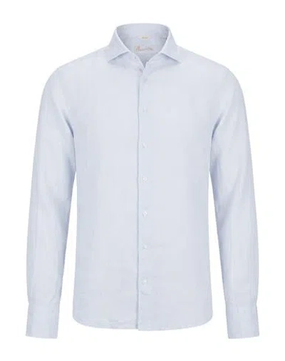 Stenströms Man Shirt Light Blue Size S Linen