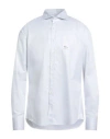 Stenströms Man Shirt Light Grey Size 17 ½ Cotton In Multi
