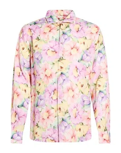 Stenströms Man Shirt Light Pink Size L Linen