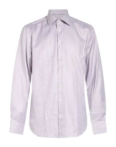 Stenströms Man Shirt Lilac Size 16 ½ Cotton In Purple