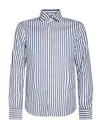 Stenströms Man Shirt Midnight Blue Size S Cotton