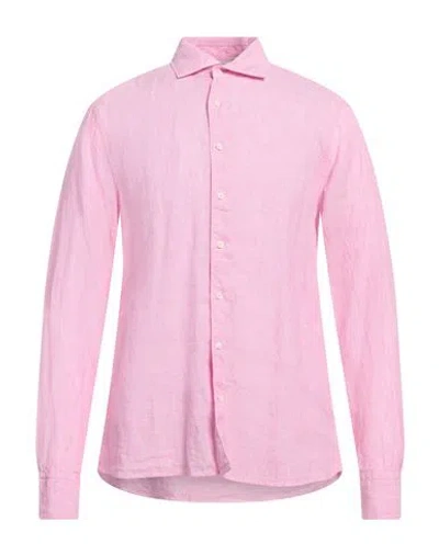Stenströms Man Shirt Pink Size Xxl Linen
