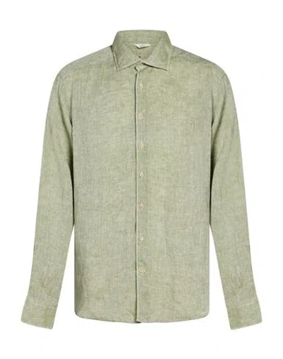 Stenströms Man Shirt Sage Green Size S Linen