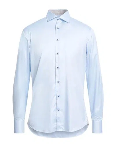 Stenströms Man Shirt Sky Blue Size 15 ¾ Cotton