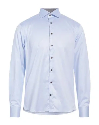 Stenströms Man Shirt Sky Blue Size 15 ¾ Cotton