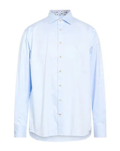 Stenströms Man Shirt Sky Blue Size 17 ½ Cotton