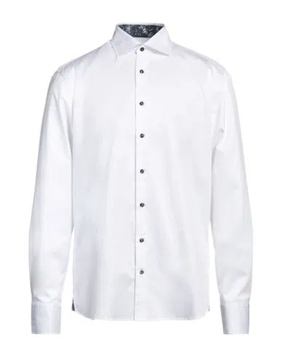 Stenströms Man Shirt White Size 16 Cotton