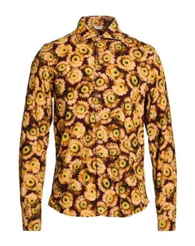 Stenströms Man Shirt Yellow Size S Cotton