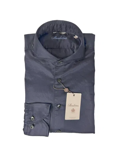Stenströms Twill-weave Shirt In Blue