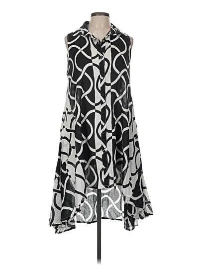 Pre-owned Step In Style Casual Dress In Gray