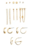 Stephan & Co. 9-pack Assorted Earrings