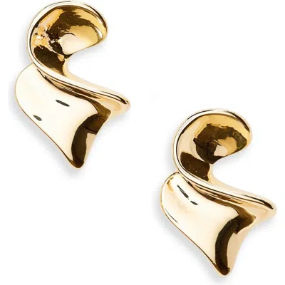 Stephan & Co. Abstract Drop Earrings In Gold