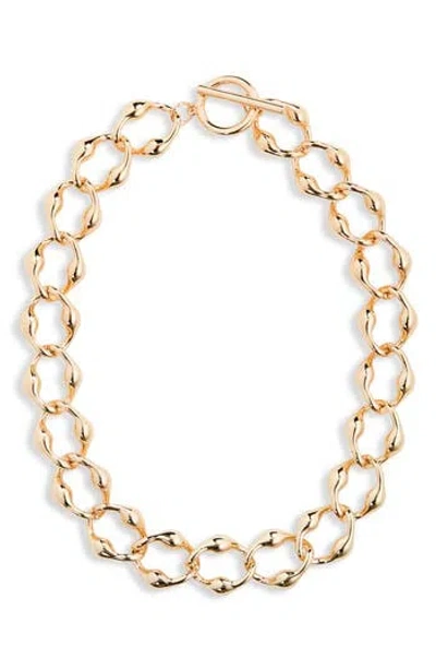 Stephan & Co. Chain Link Necklace In Gold