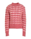 Stephan Boya Woman Sweater Coral Size Xxl Cashmere In Red