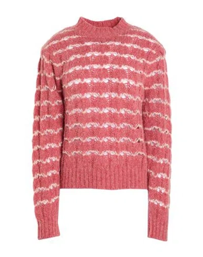 Stephan Boya Woman Sweater Coral Size Xxl Cashmere In Red