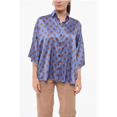 Stephan Janson Dotted Silk Women's Shirt