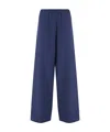 Stephan Janson Elastic Waist Casual Pants In Blue