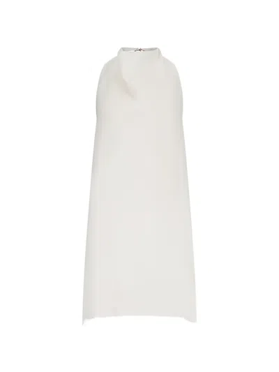 Stephan Janson Halterneck Mini Dress In White