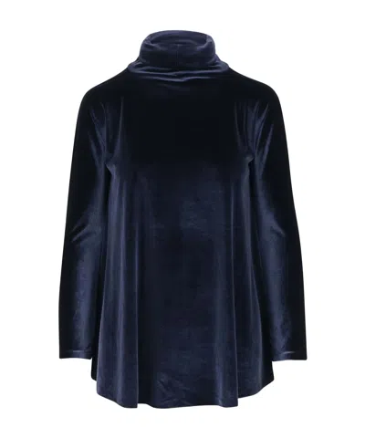 STEPHAN JANSON STEPHAN JANSON ASYMMETRIC VELVET TOP
