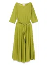 Stephan Janson Lipp Maxi Dress In Grün